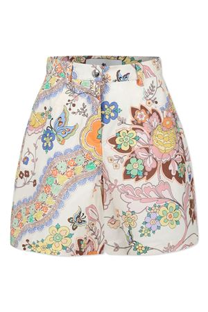 beige cotton shorts ETRO KIDS | GW6B19P0495105RS